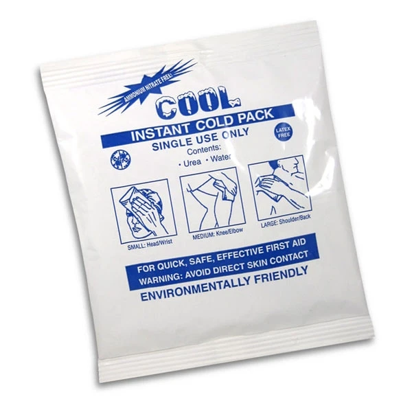  Customized Disposable Leak Proof First Aid Ice Cold Packs Medical Non Toxic Wraps Instant