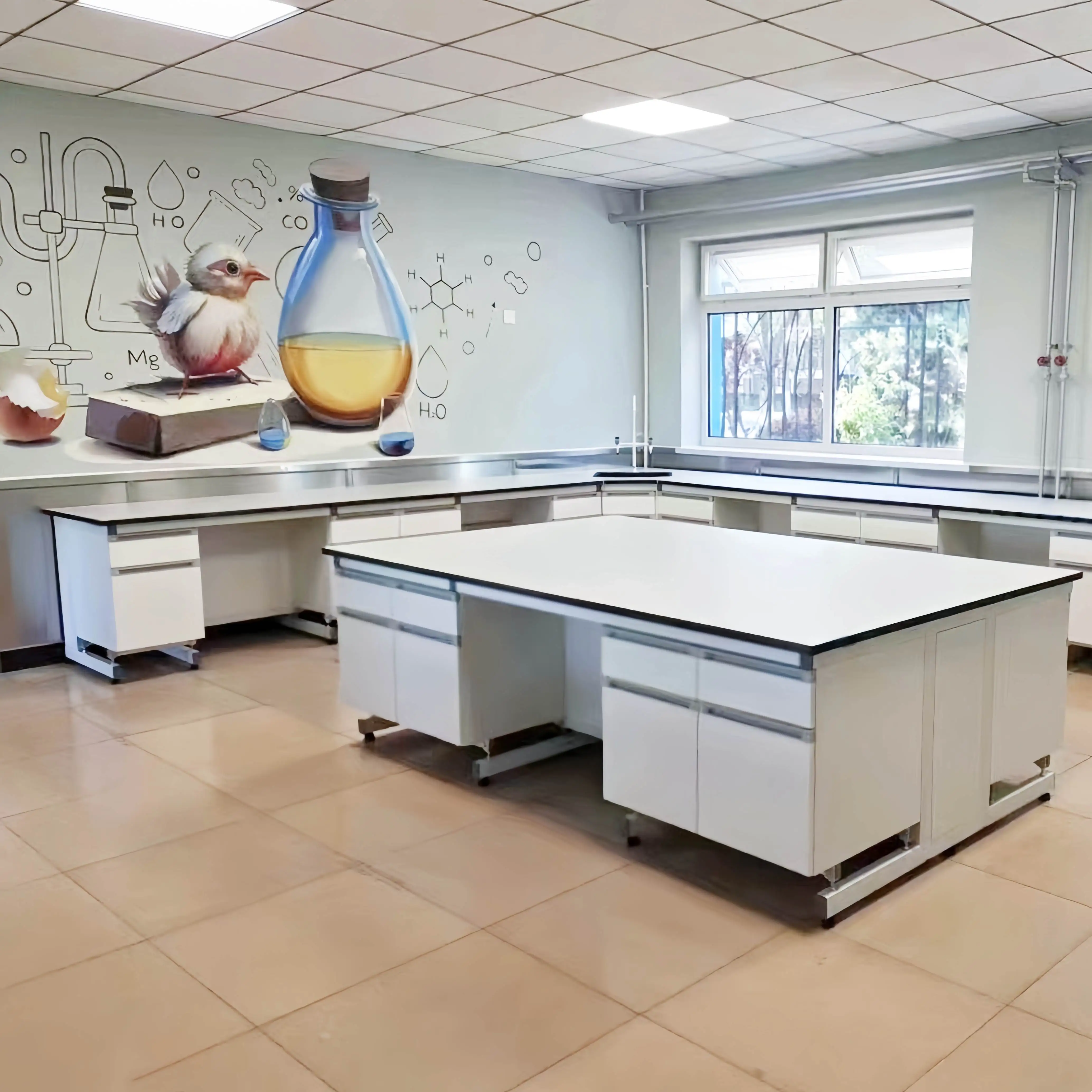 Mobiliario De Laboratorio Arredamento Da Laboratorio Laboratorio Di Chimica Scheikundig Laboratorium