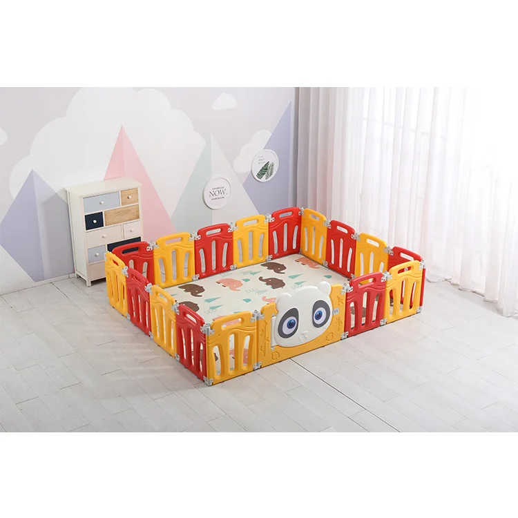 Hot sale  cheap children baby playpen  indoor simple fence