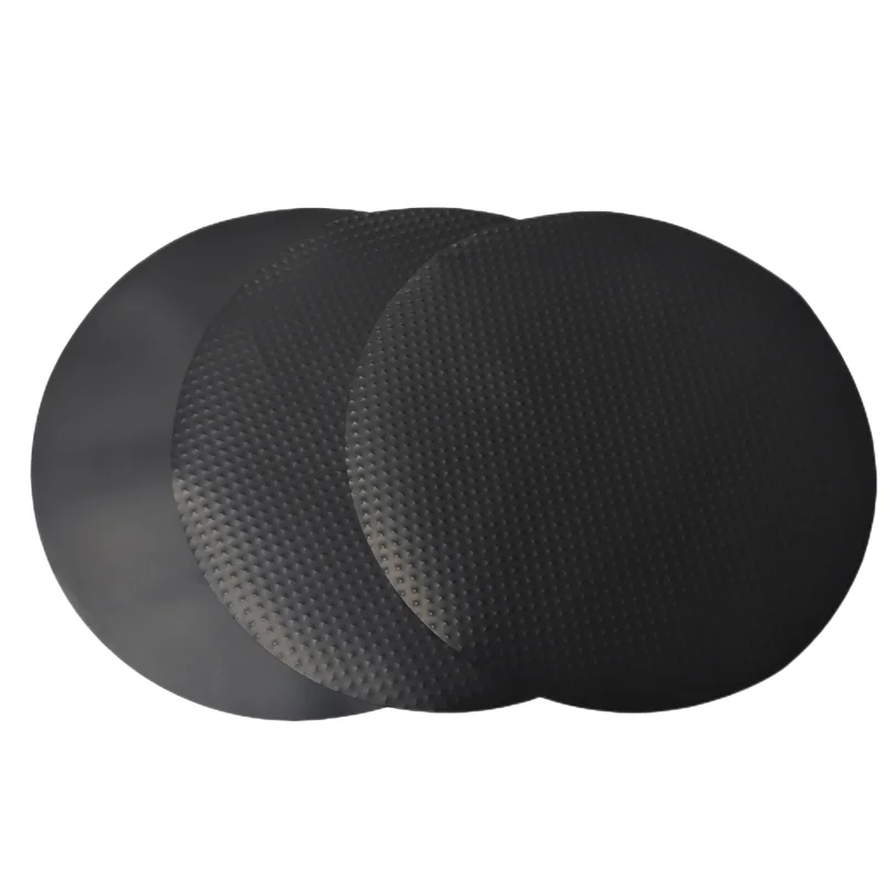 Stable surface resistivity Black PE anti-static wafer gasket conductive sheet embossed film separator