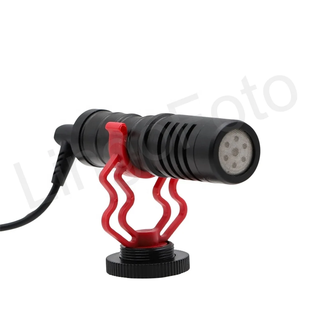 VXR10-B Shotgun Audio Microphone Best Microphone For Recording Podcasts Cell Phone Computer Condenser Microphone