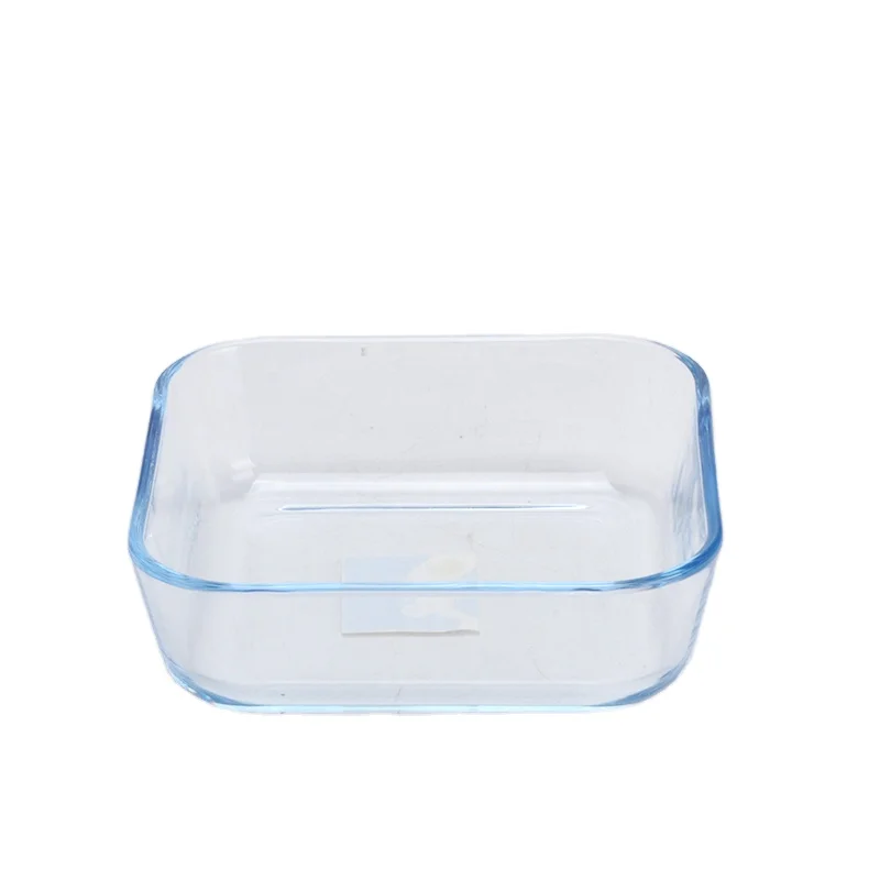 Microwave and oven safe plate 1800ml glass baking dish high borosilicate glass square baking pan set