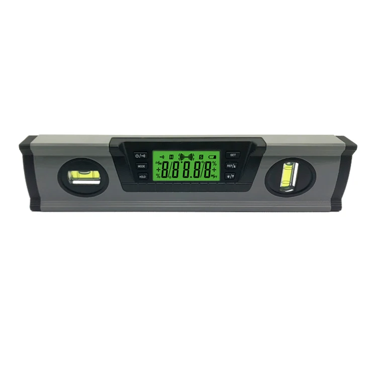 12 Inch Electronic High Precision Aluminum Heavy Duty Digital Spirit Level with 2 bubble vials level