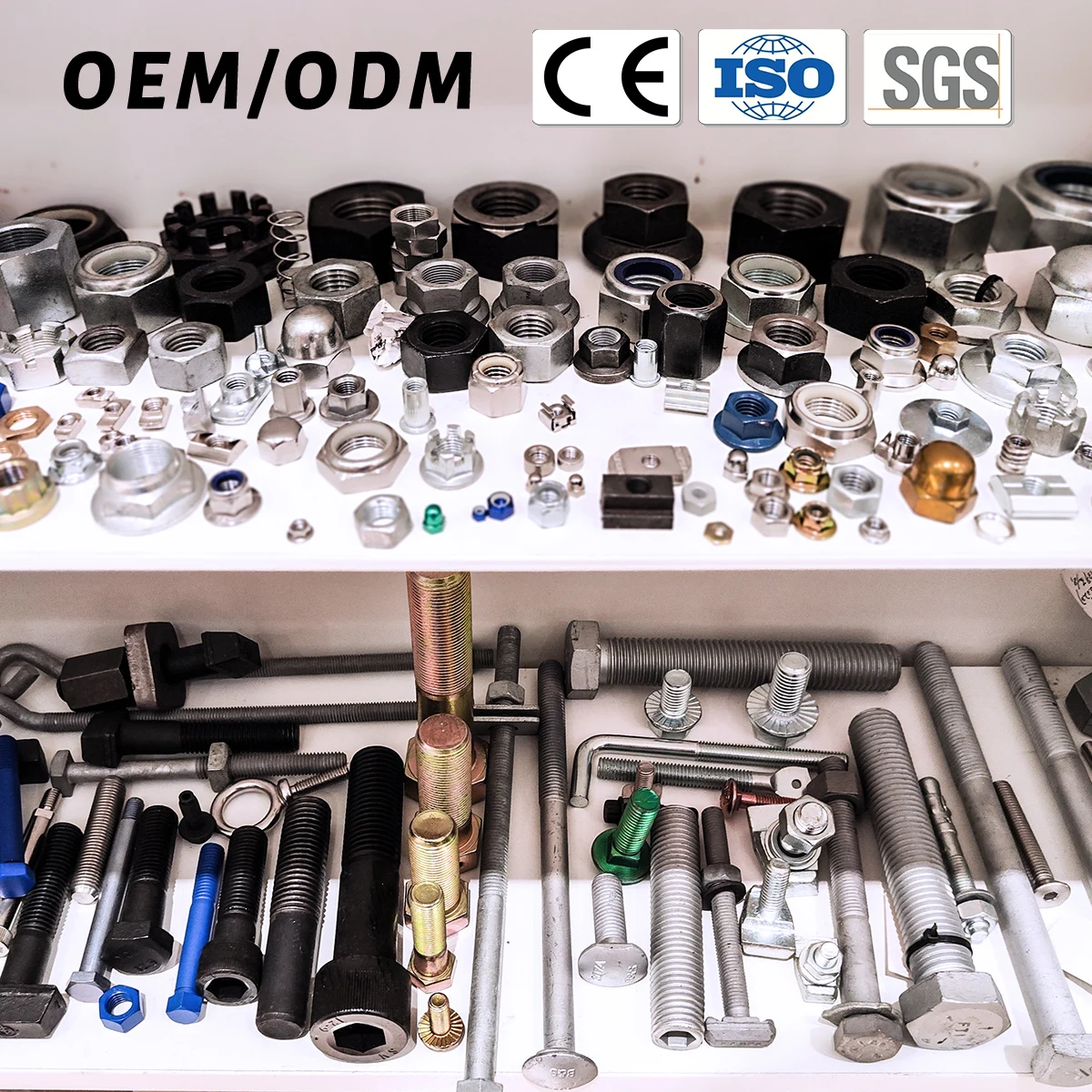 DIN 985 Galvanized Zinc Plated Nickel Plated Hex Locking Nuts Machinery Equipment Assembly Polished M3 Thread Mining Healthcare