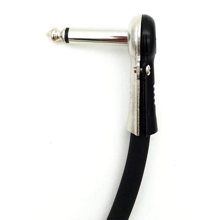 Guitar Patch Cables Right Angle, 6inch ,15 cm 1/4 6.35mm TS  Instrument Effect Pedals Cables