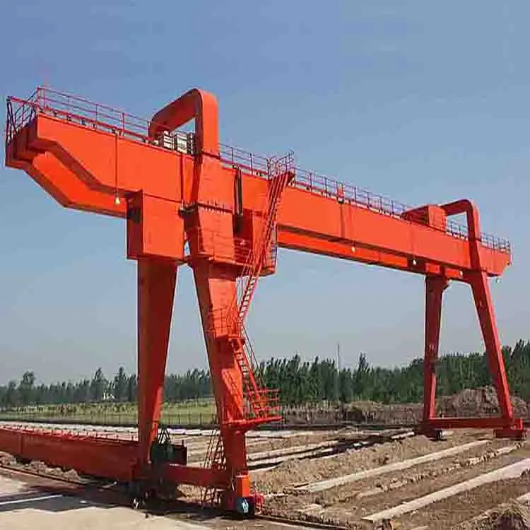 A type double rails gantry crane 35 tons 100 ton double girder gantry crane
