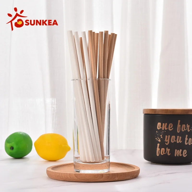 
195 mm 197 mm 200 mm 205 mm 210 mm high quality biodegradable paper straw 