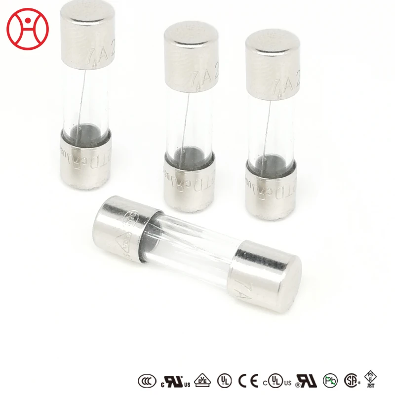 63T 63TP 50mA-30A Current protector Glass Tube High Break Slow-Acting Fuse for home appliances power socket plug circuit