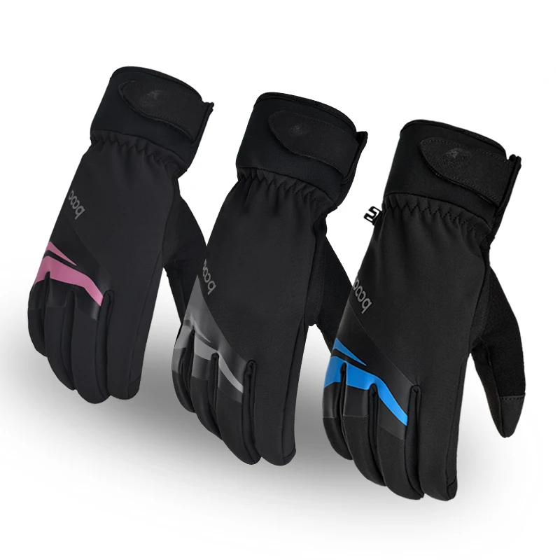 HBG 1387 hot selling Waterproof Cycling Gloves Grip Storm Cuff Summer Winter Riding Gloves Touchscreen Winter bike gloves