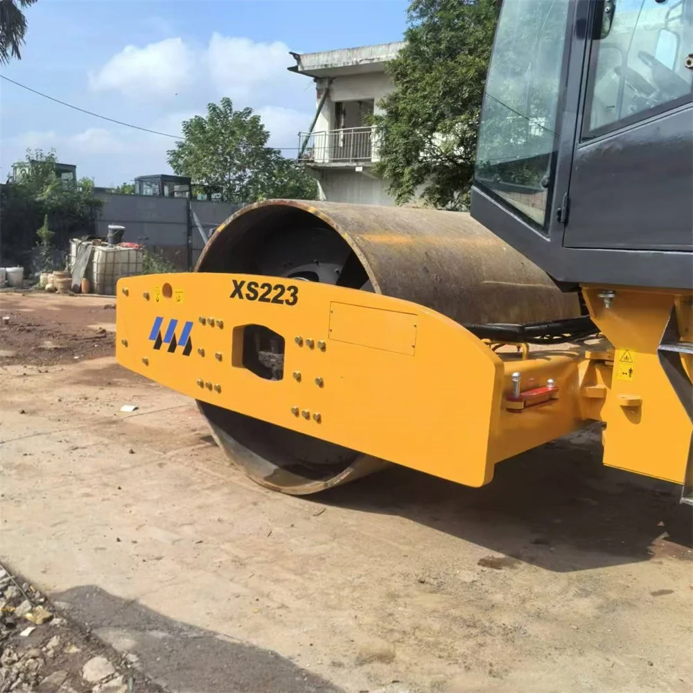 Cheap Price Used Single Drum Road Roller Compactor XS223