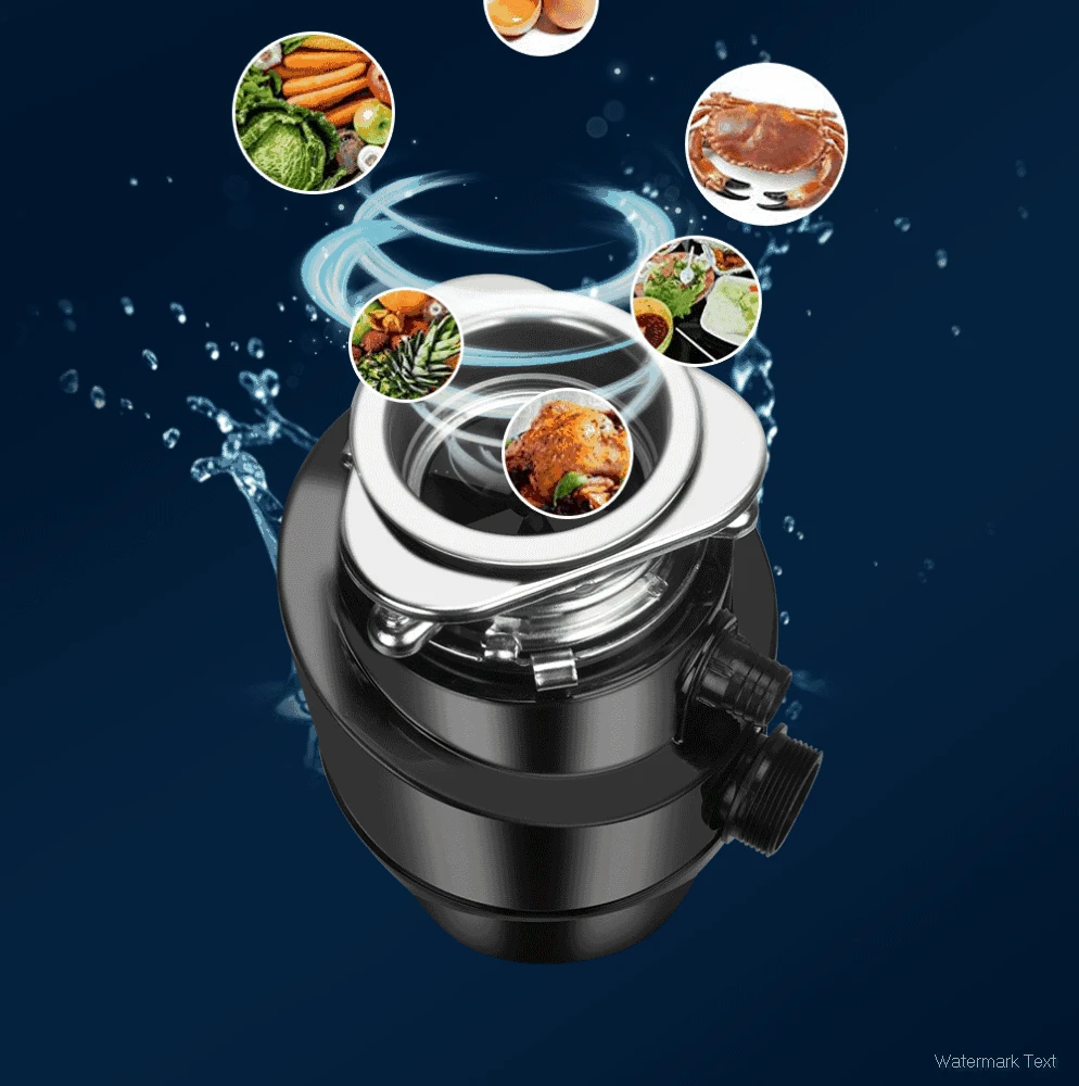 10 лет гарантии заводская цена 1200 Вт измельчитель пищевых отходов мусора для кухни из нержавеющей стали