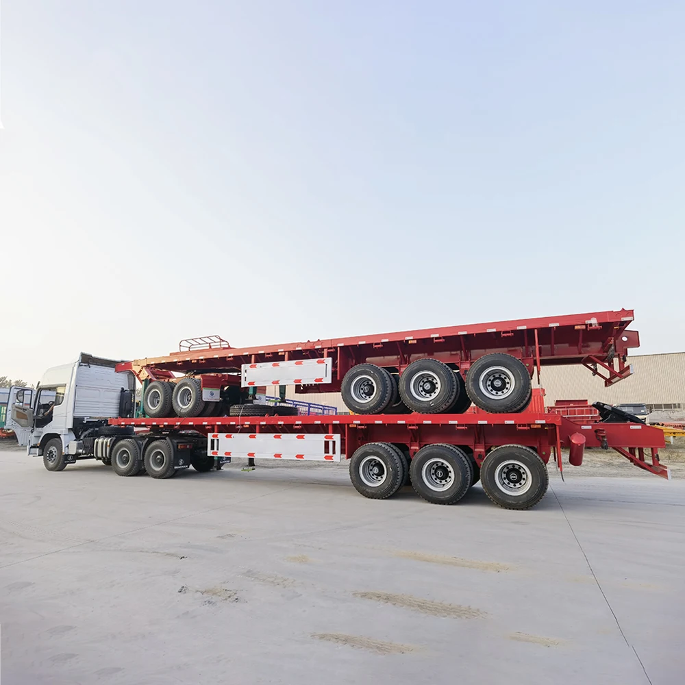 Сверхпрочные 2/3 Полуприцепы 40ft 60ton