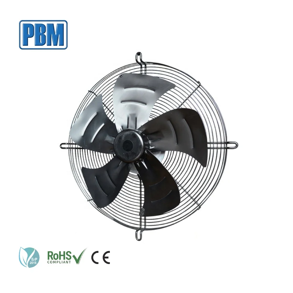 450x140 mm 230V EC Axial Ventilation Exhaust Fan with Guard Grille