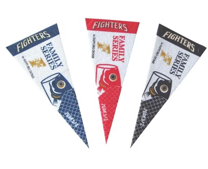Custom image pennant banner felt pennants wholesale mini pennant Felt flag for promotion