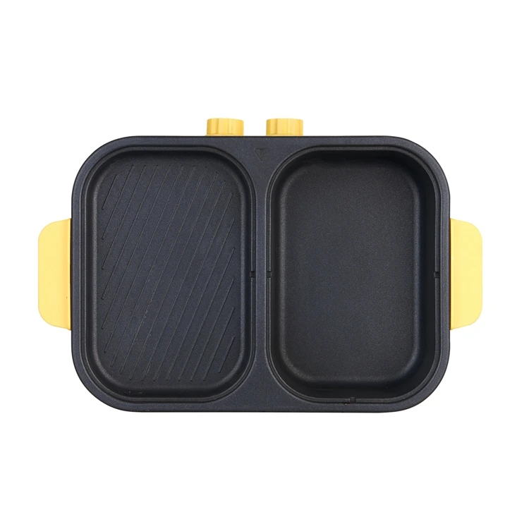 Two in One Home Use BBQ Small Mini Highly Efficient Multi Function Indoor Table Smokeless Electric Grill