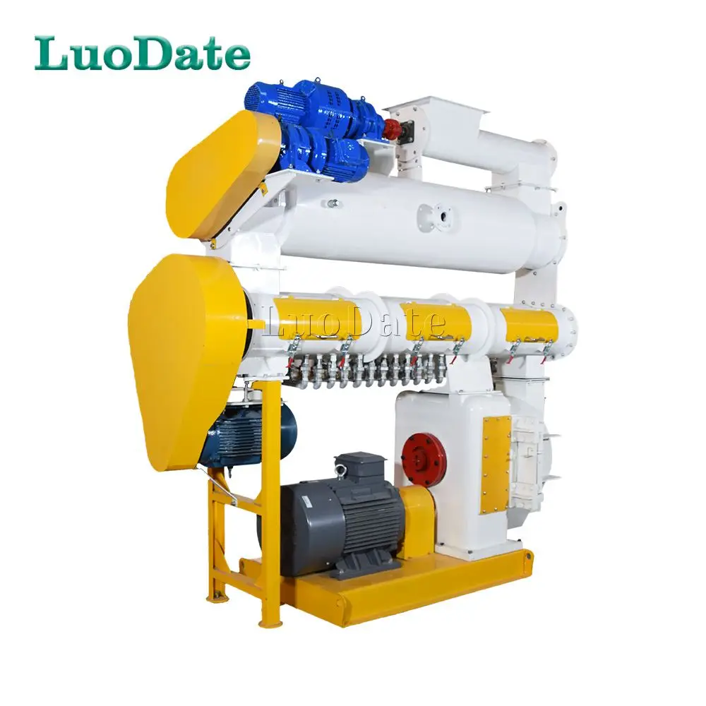 Advanced small feed pellet machine price 1-5 ton/h pellet making machinery pellet mill machine in China