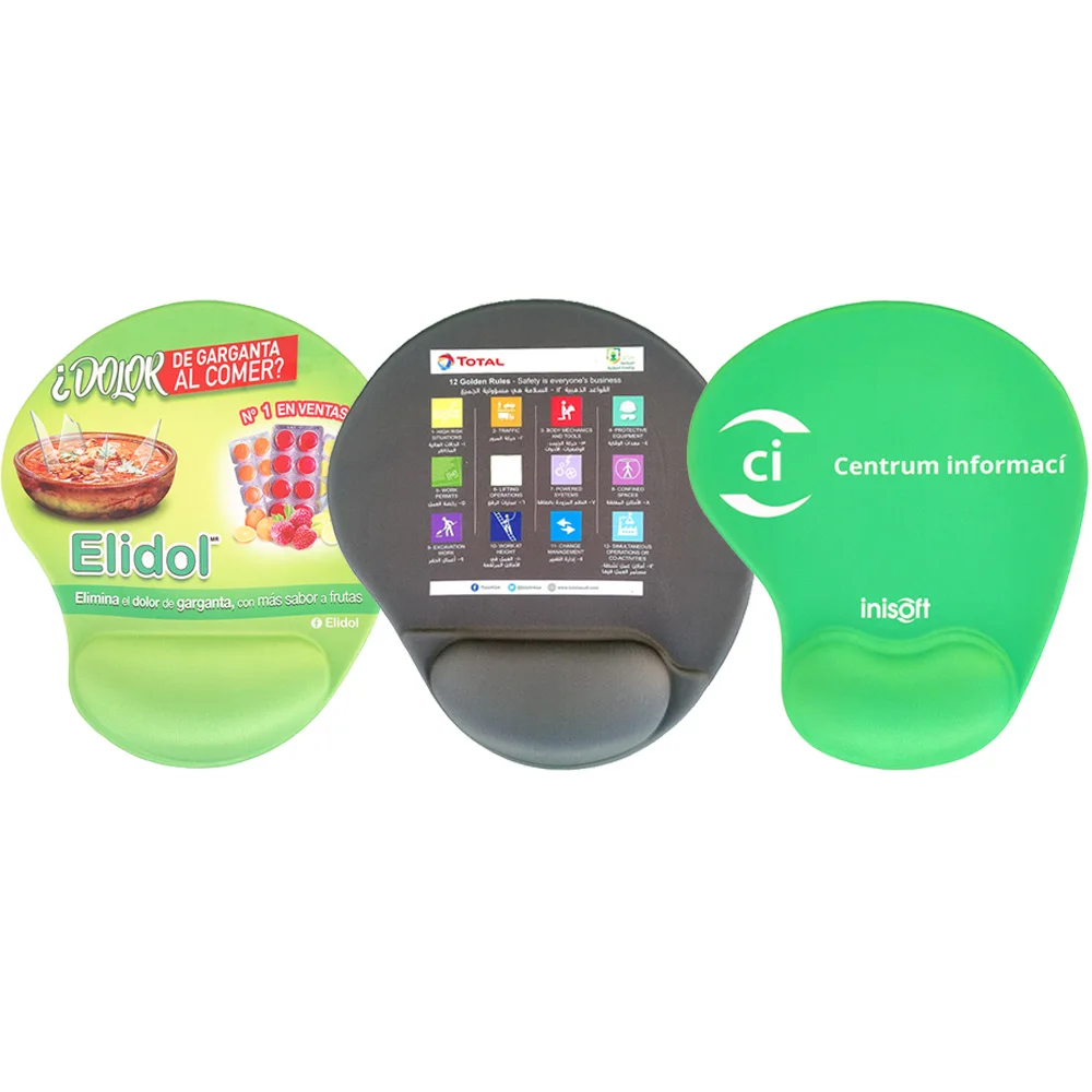 
Factory Custom Silicone Wrist Rest Computer Laptop Sublimation Multifuction Printing Mouse Pad Gel 