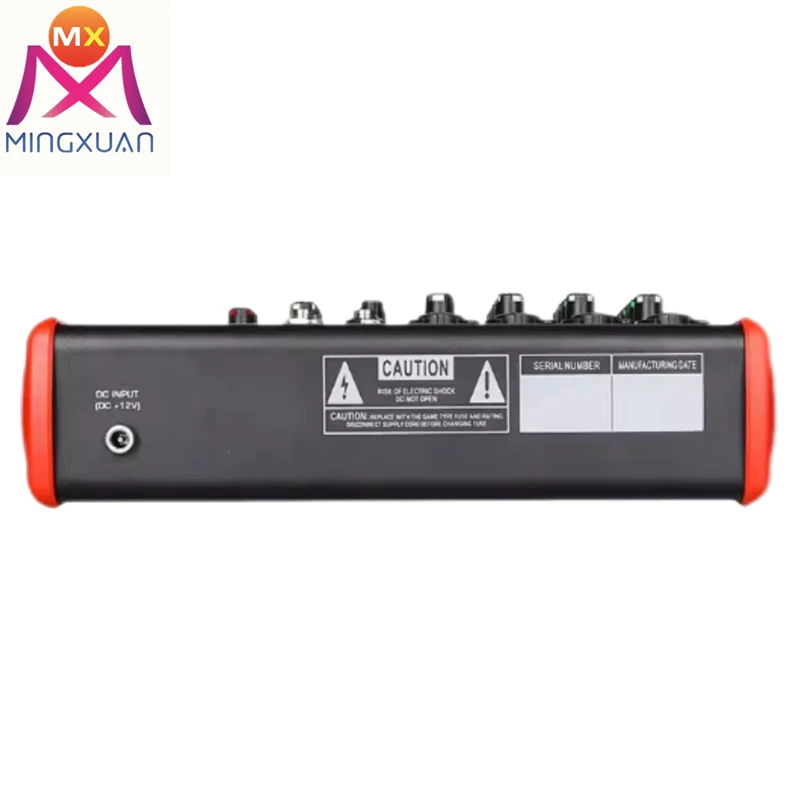 4 Channel audio digital mixers Professional Amplifier Mixer Home DJ Karaoke Computer