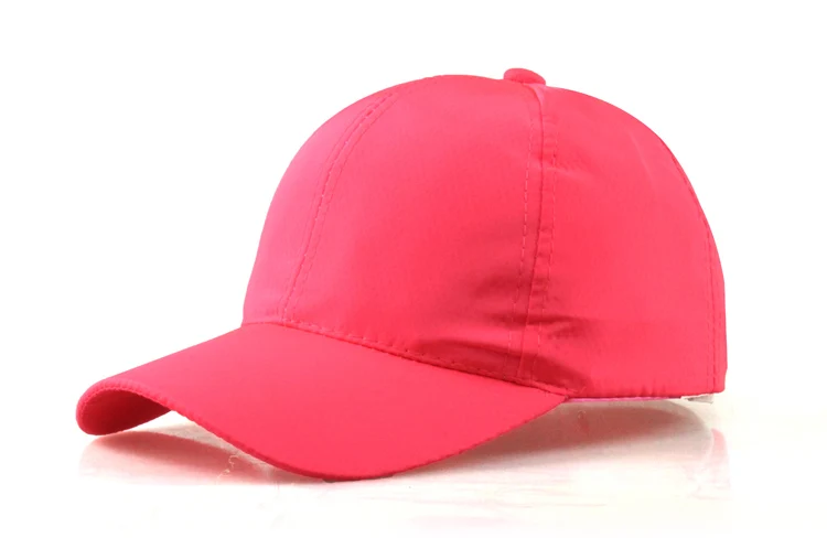 6 panels summer Quick-drying sports cap thin waterproof Korean version cap hat running Breathable baseball hat Manufacturer