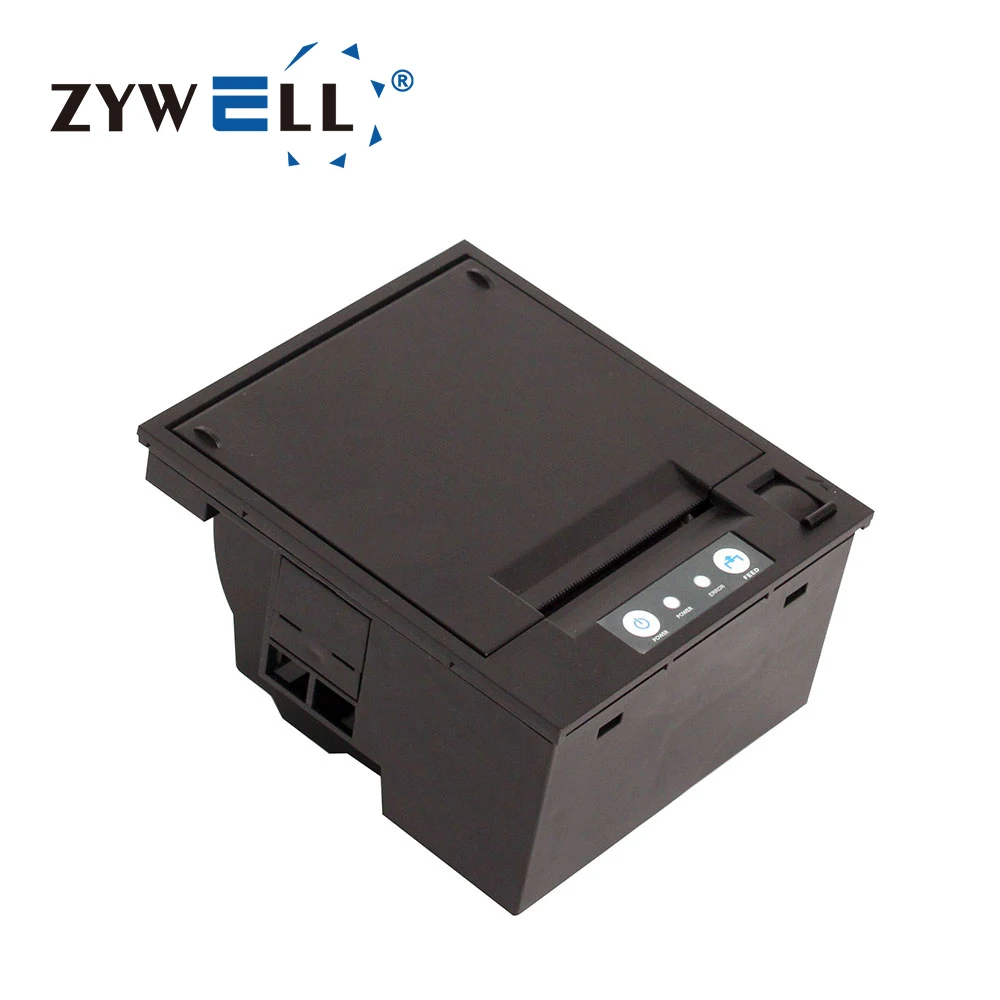 ZYWELL high speed thermal compact panel printer 58mm embedded panel thermal pos receipt printer