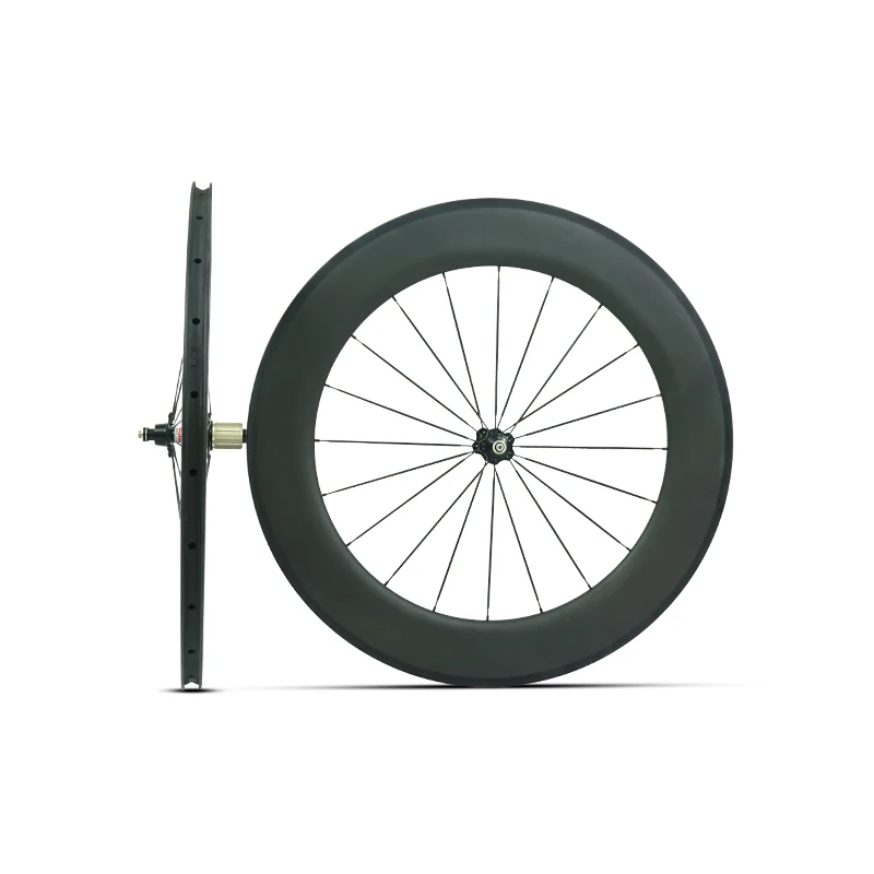 86mm 700c Carbon Fiber Cycling Clincher Carbon Wheels Road Bike Wheelset China