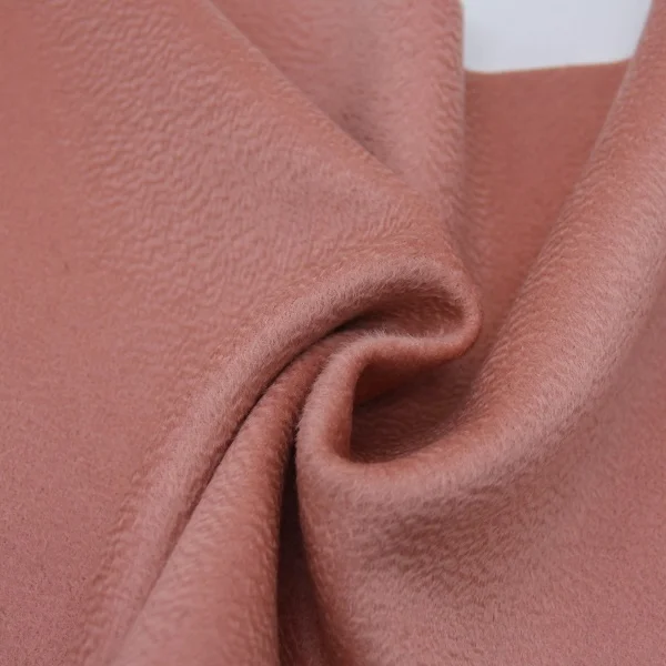 Двухсторонняя шерстяная ткань с начесом двухсторонняя муаровая тяжелый тканый флис покрытием для костюма платья куртки