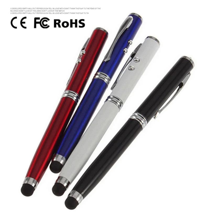 Original Factory Competitive Price 4 in 1 Free Ball Pen Sample Laser Pointer Tablet Stylus