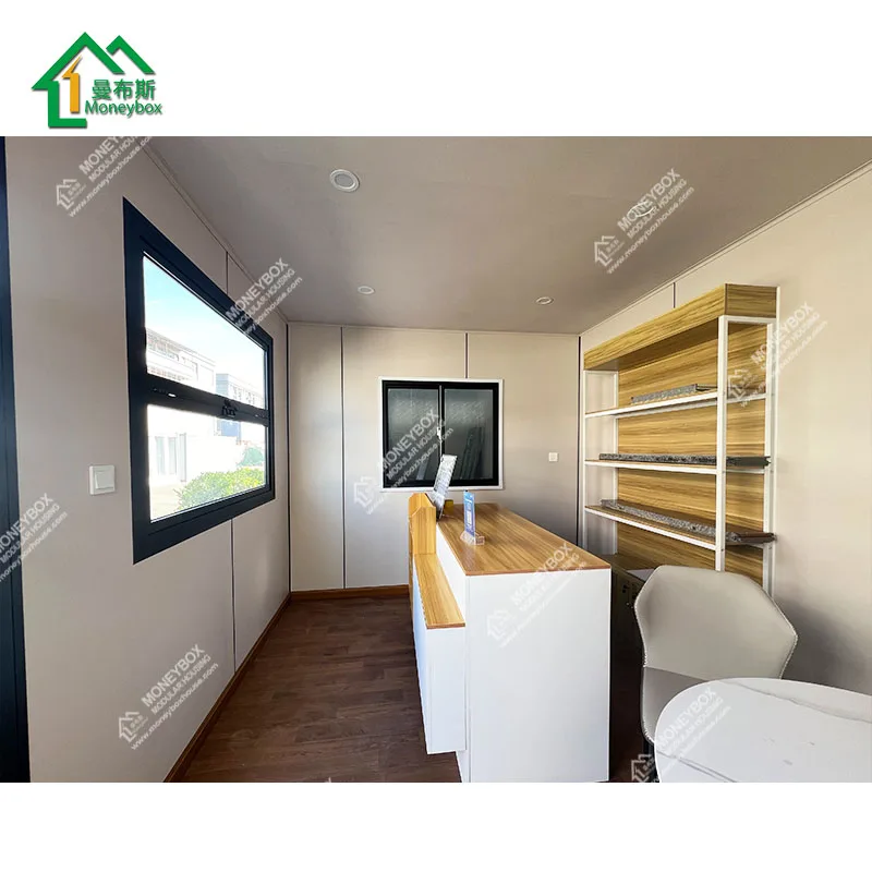 3x4m Mini Pop-up Shop Container Coffee Shop Bar Fast-food Restaurant Convenience Store Kiosk Booth with solar panel