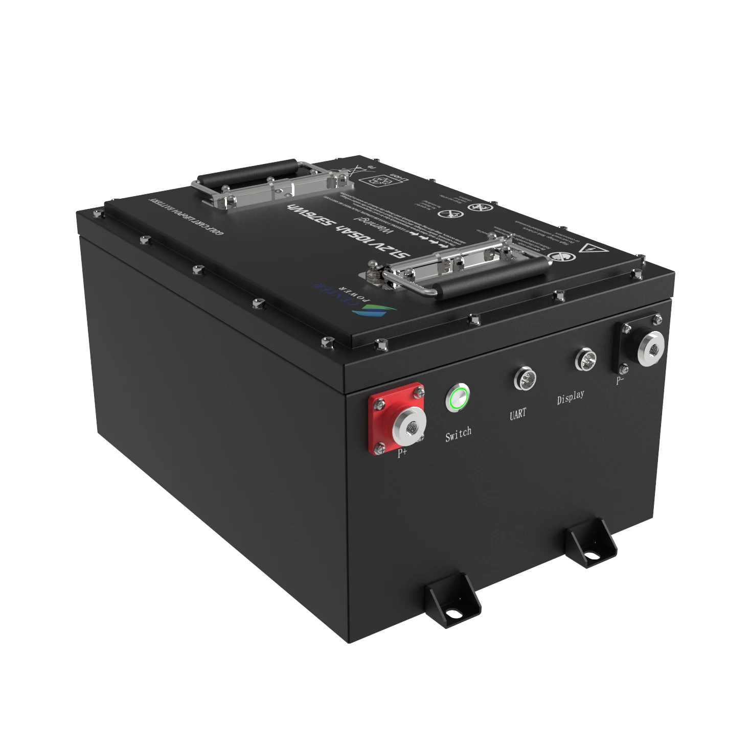 600A peak discharge current remote diagnostics and upgradation BT monitor lifepo4 battery 51.2v 48volt 150ah golf cart battery