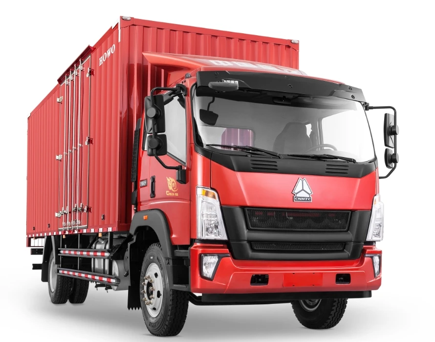 2024 HOWO закрытый грузовой Самосвал Sinotruk Sinotruck 12-тонный легкий мини-грузовик 4x4 4x2 LHD RHD