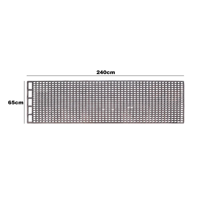 Hot sale products durable  650*2400 ductile plate with  round  hole after floor for pig   farming equipment  for farm pig