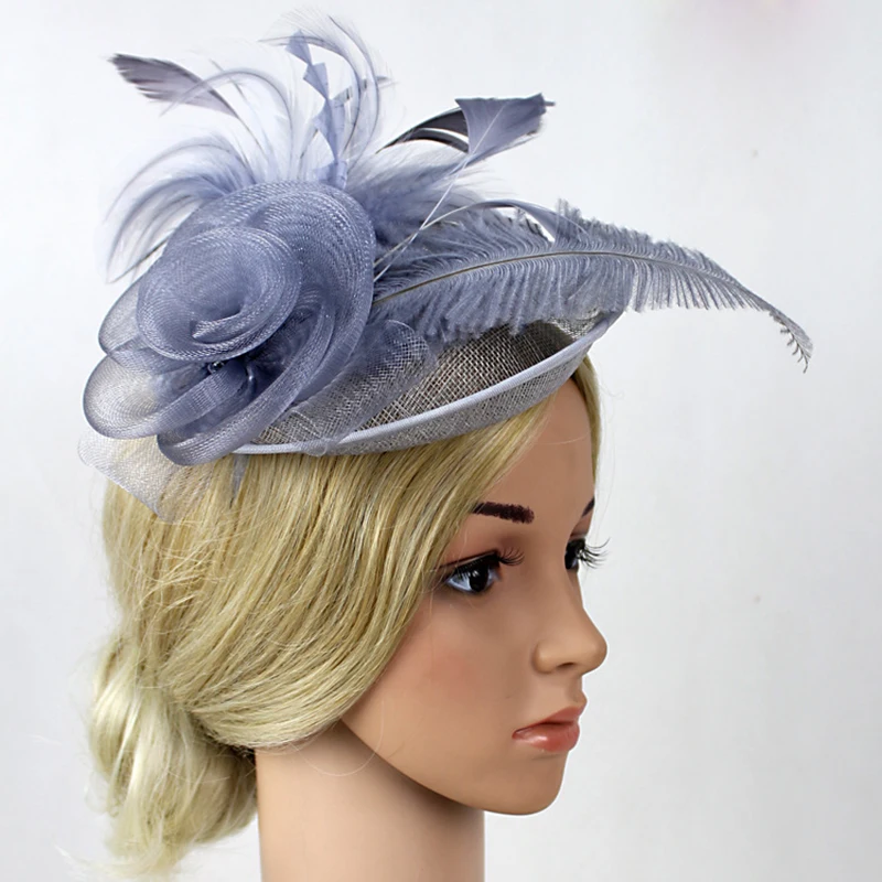 fashion custom promotional veil hat party women church elegant hats