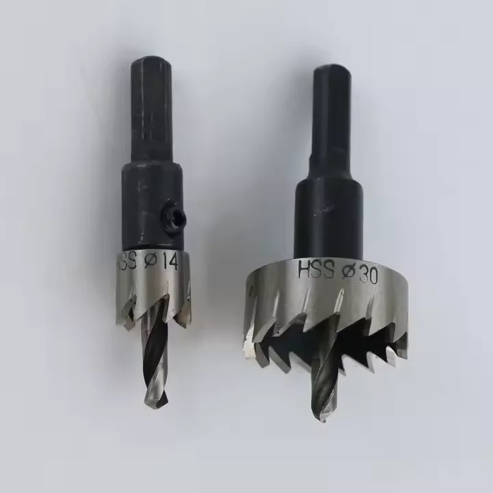 factory price 14 15 20 25 30mm drill bit ldpe hdpe pvc pipe puncher tool fine steel hole punch fo hdpe ldpe pipe