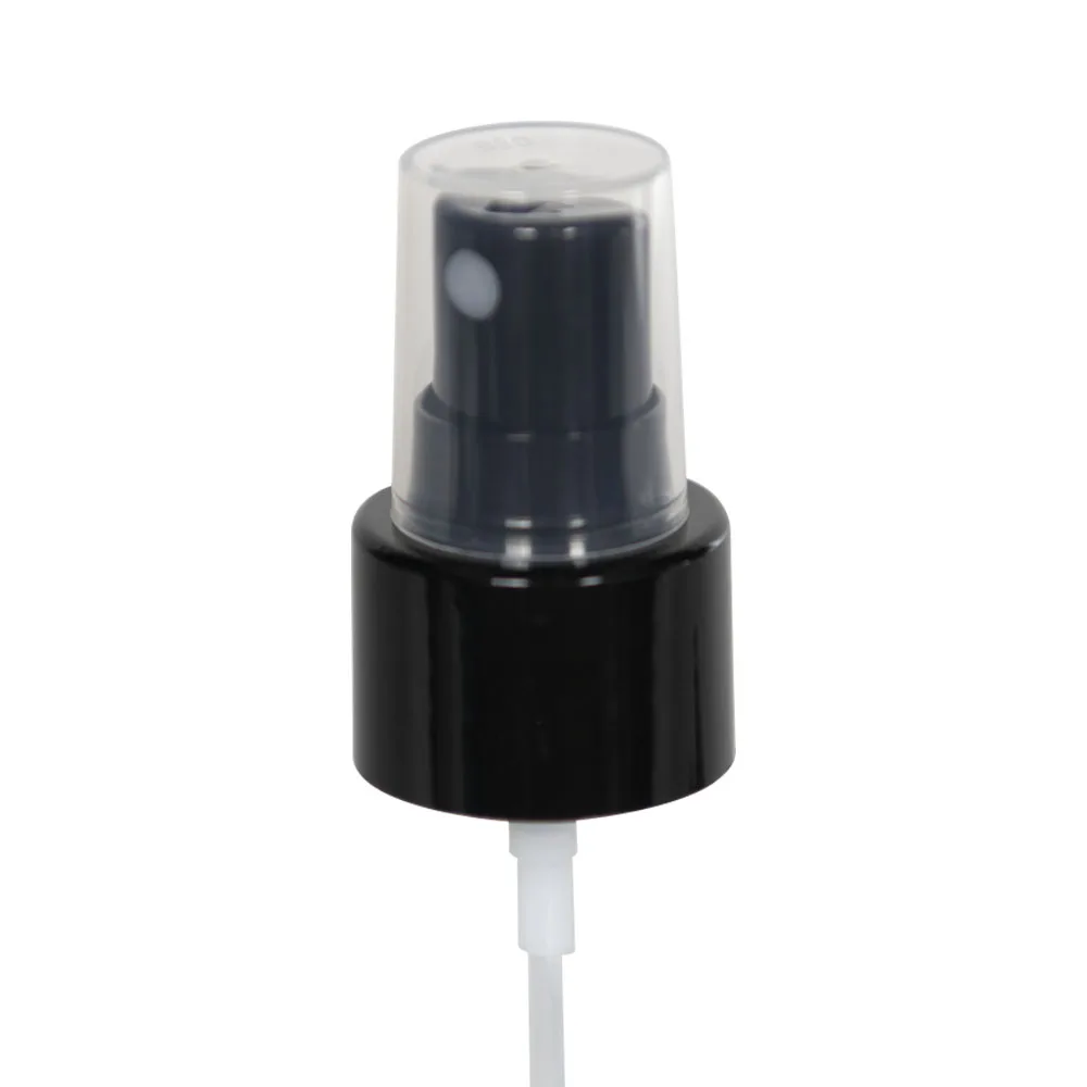 20-410 24-410 smooth black plastic fine mist spray with black over cap,Black Fine Mist Perfume Sprayer with Dust Cap