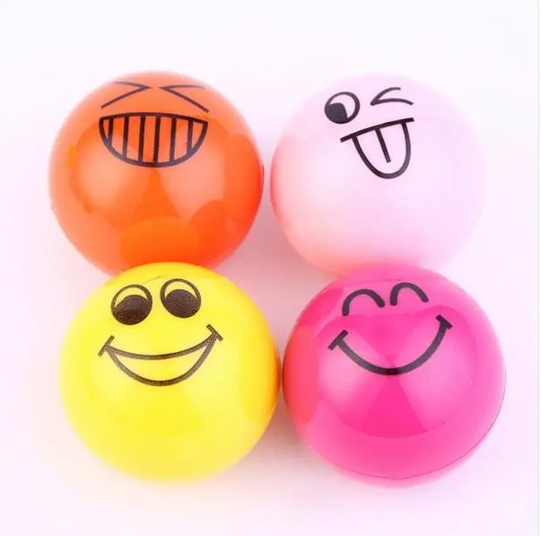 
Lovely safe kids round smile face emoticons moisturizing kids cute Lip balm 