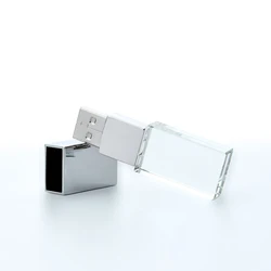 Crystal Transparent USB 3.0 2.0 Flash Stick 32gb 64gb usb pendrive 128gb custom pen drives 16gb 32gb USB flash drives