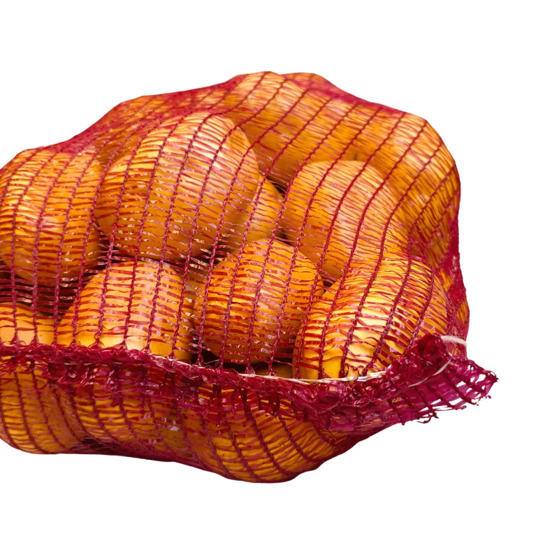 Customisable mesh bags for wholesale garlic and corn in woven fruit bags