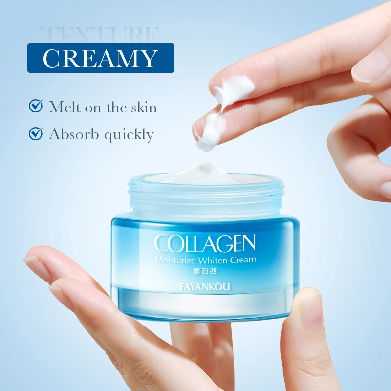 OEM FAYANKOU Private Label Collagen Anti Aging Repair Cosmetic Products Tighten Skin Fade Fine Line Moisturize Whiten Face Cream