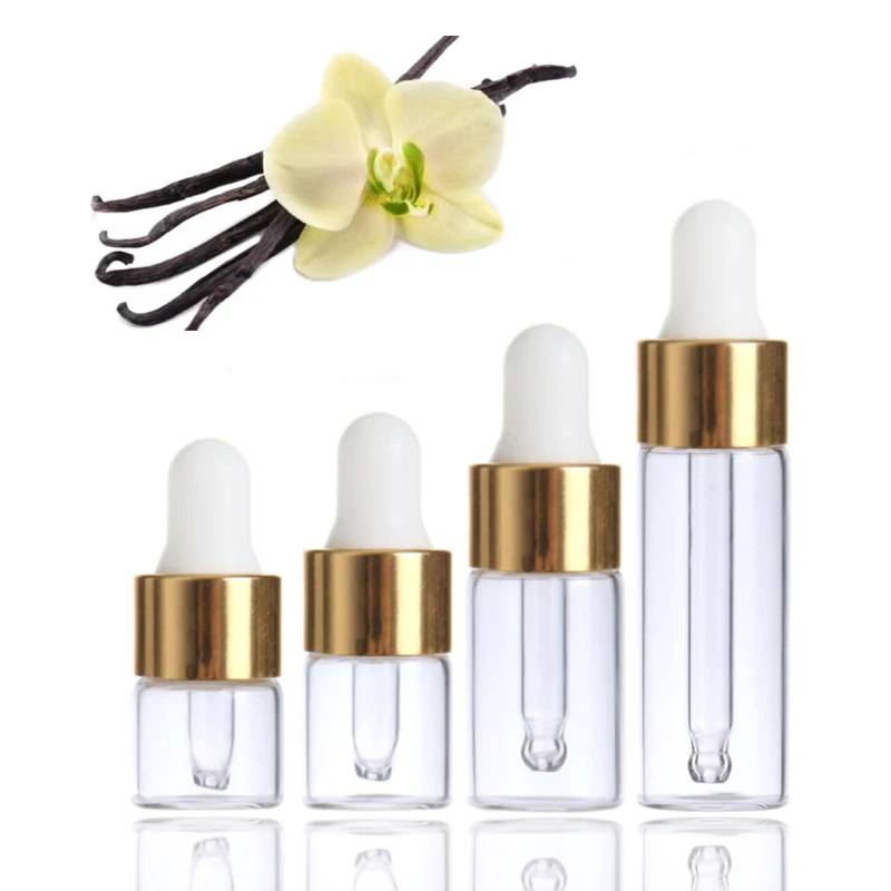 essential oil (new) glass packaging 1ml 2ml 3ml 5ml essential oil dropper bottle cosmetic packaging