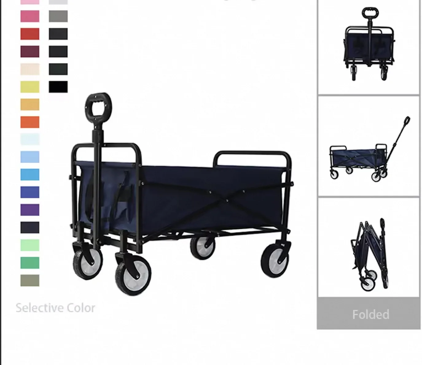 All-terrain ATV camping wagon Heavy duty folding foldable utility wagon