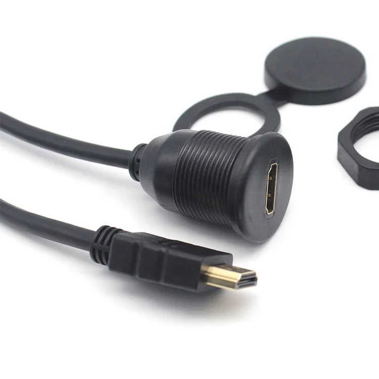 Мини USB 2,0 панельный разъем IP67 водонепроницаемый кабель 5pin Мужской к женскому удлинитель кабеля