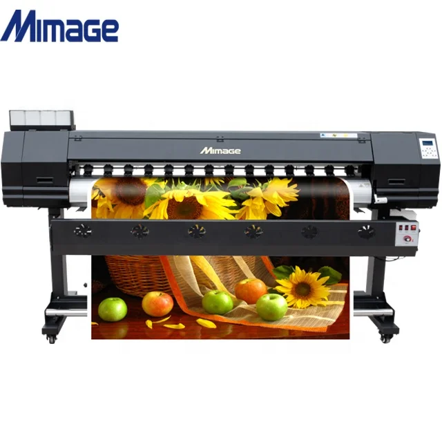 Mimage 1.6M 1.8m eco solvent Large format printer with XP600 DX5 printhead