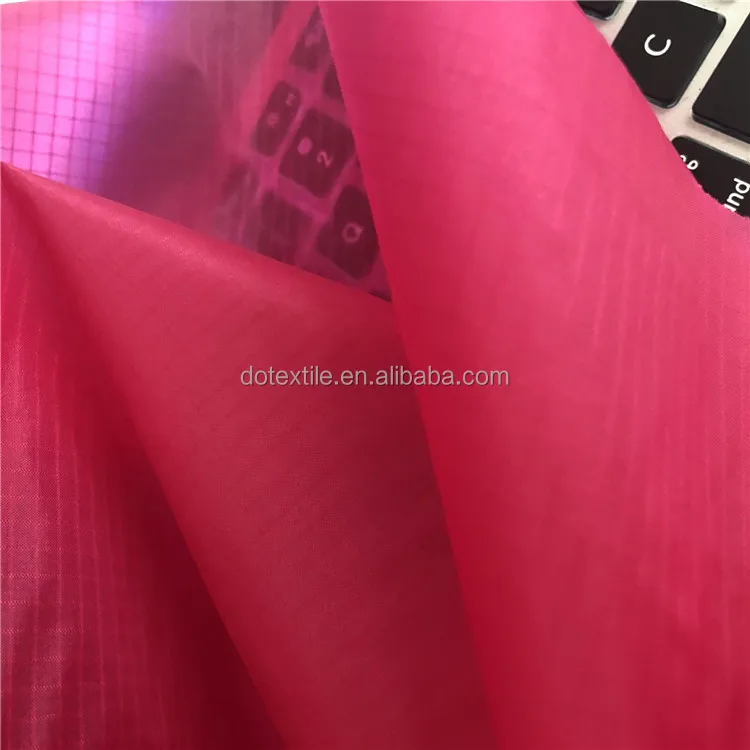 Wujiang textile manufacturer solid durable oxford 210d nylon ripstop fabric for making bag
