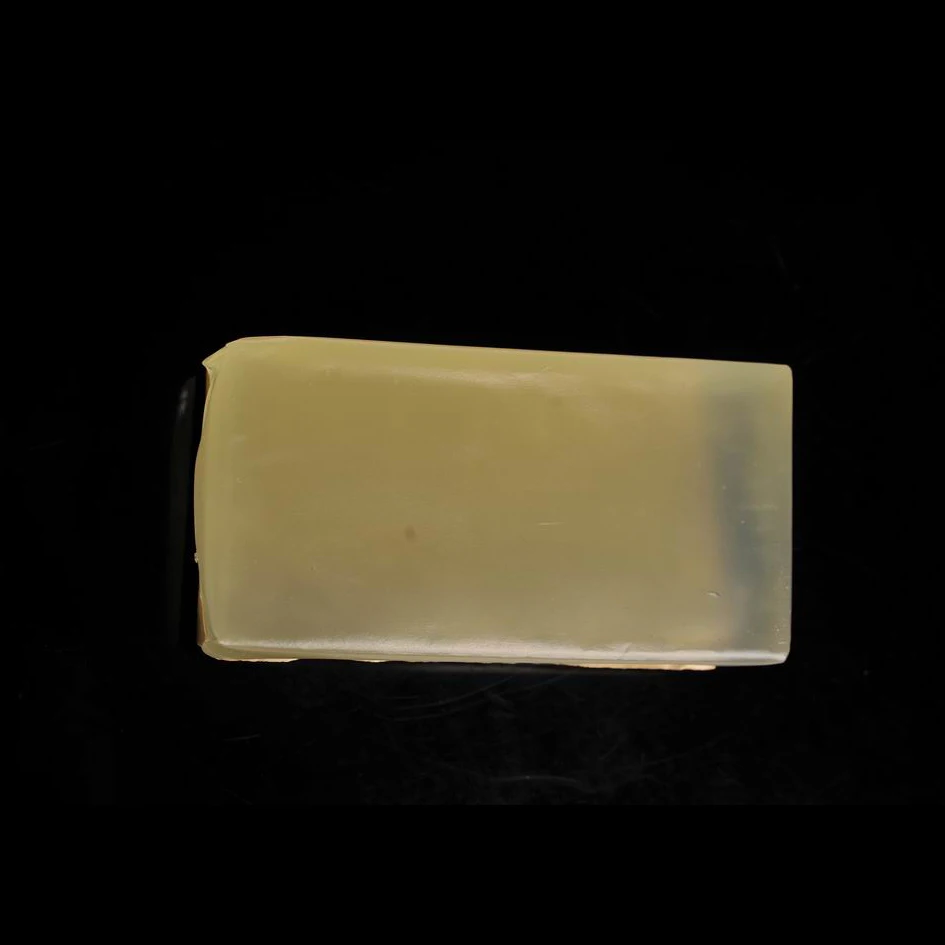 PSA pressure sensitive hot melt adhesive cake  self adhesive for  express carrier bag sealing