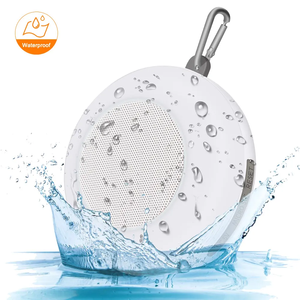 Aomago Outdoor Wireless Shower Waterproof Led BT Speaker with Colorful Light (1600086040212)