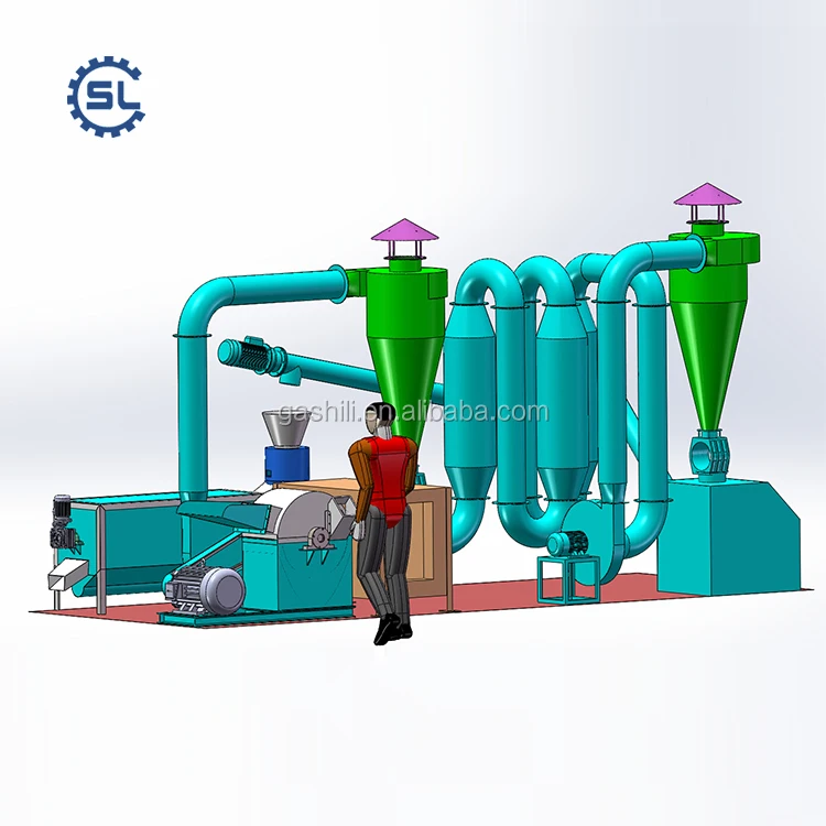 China manufacturer supply directly automatic wood pellet making machine/wood pellet mill