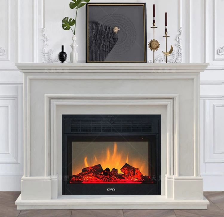 mini marble fireplace