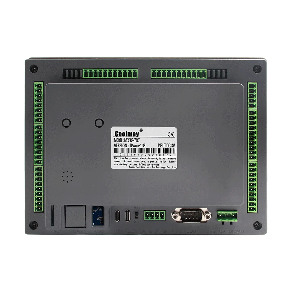 Best Price MX3G Series HMI PLC Controller Programming  6-7W Built with 5AD2DA Support Modbus RTU