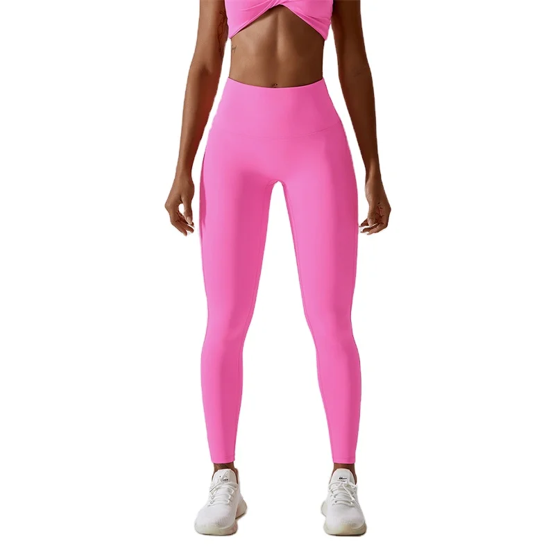 Yoga Pants Leggings Women Active Wear No Front Seam Butt Lift Sports Yoga Pants Leggings Suppliers