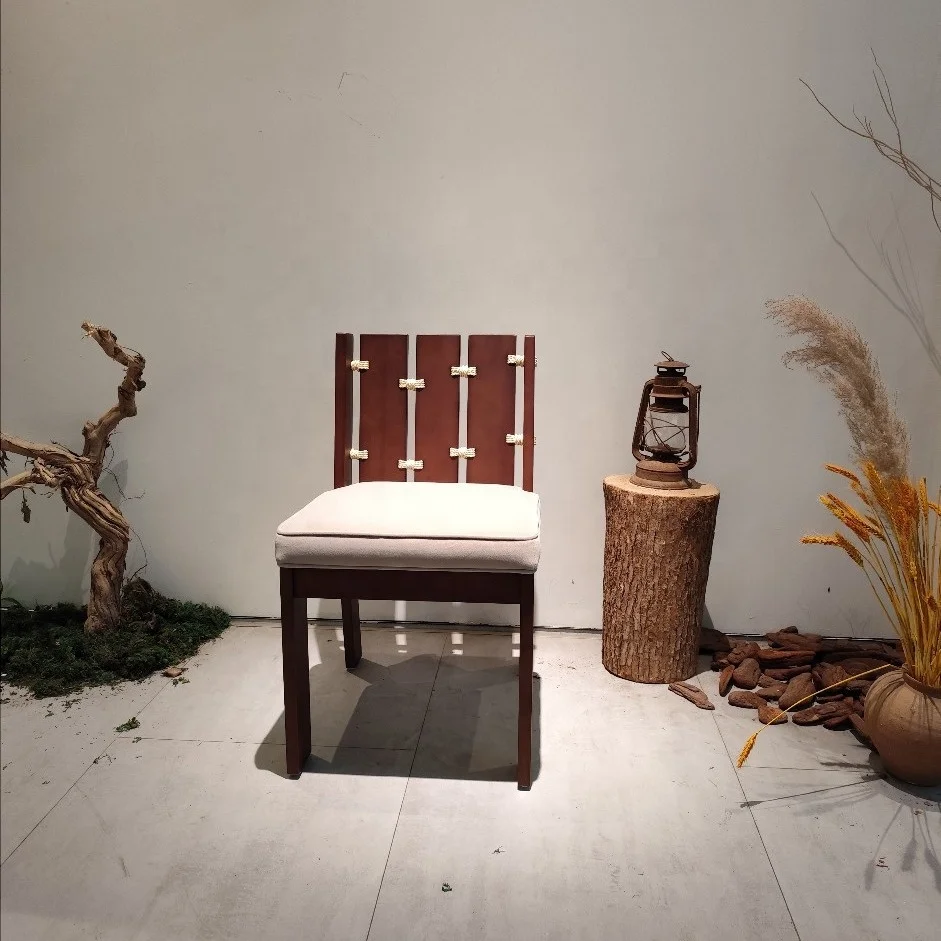 Modern Hotel Solid Wood Dining Room Chairs for Home for Living Room Bedroom Apartment Villa Home Office Leisure Style Furniture